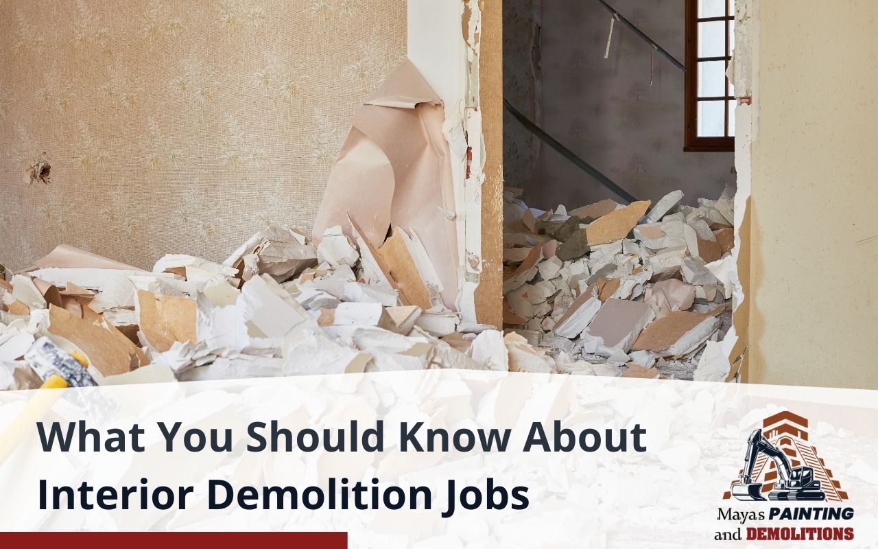 Interior demolition in Allentown home
