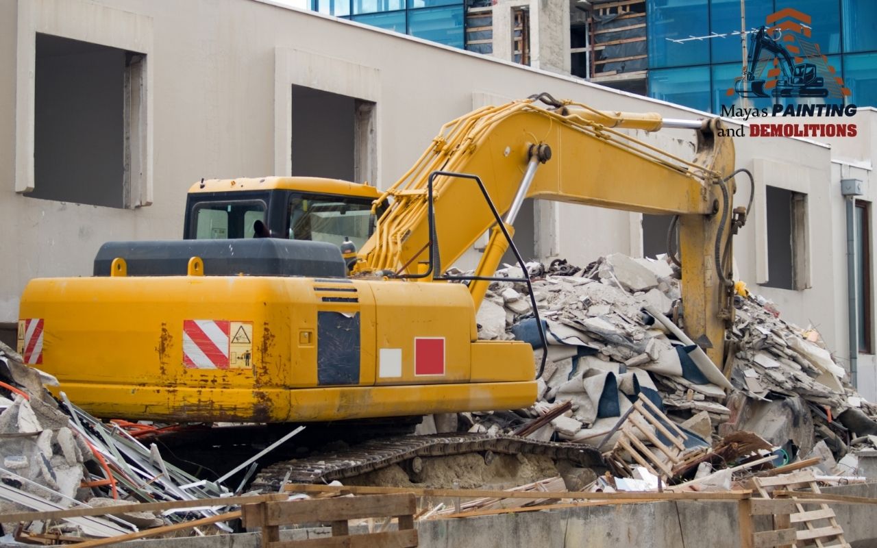 Specialized tools used for selective demolition in commercial projects.