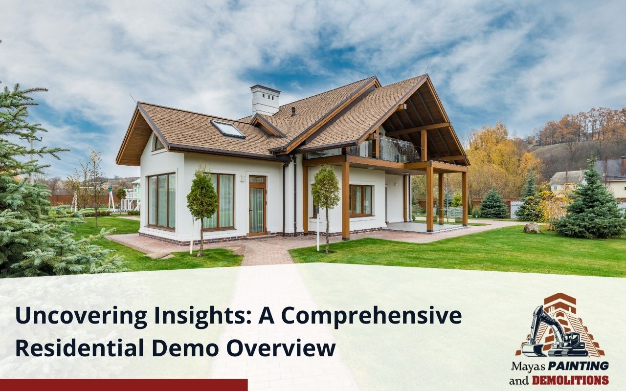Conducting a residential demo overview with demographic analysis tools