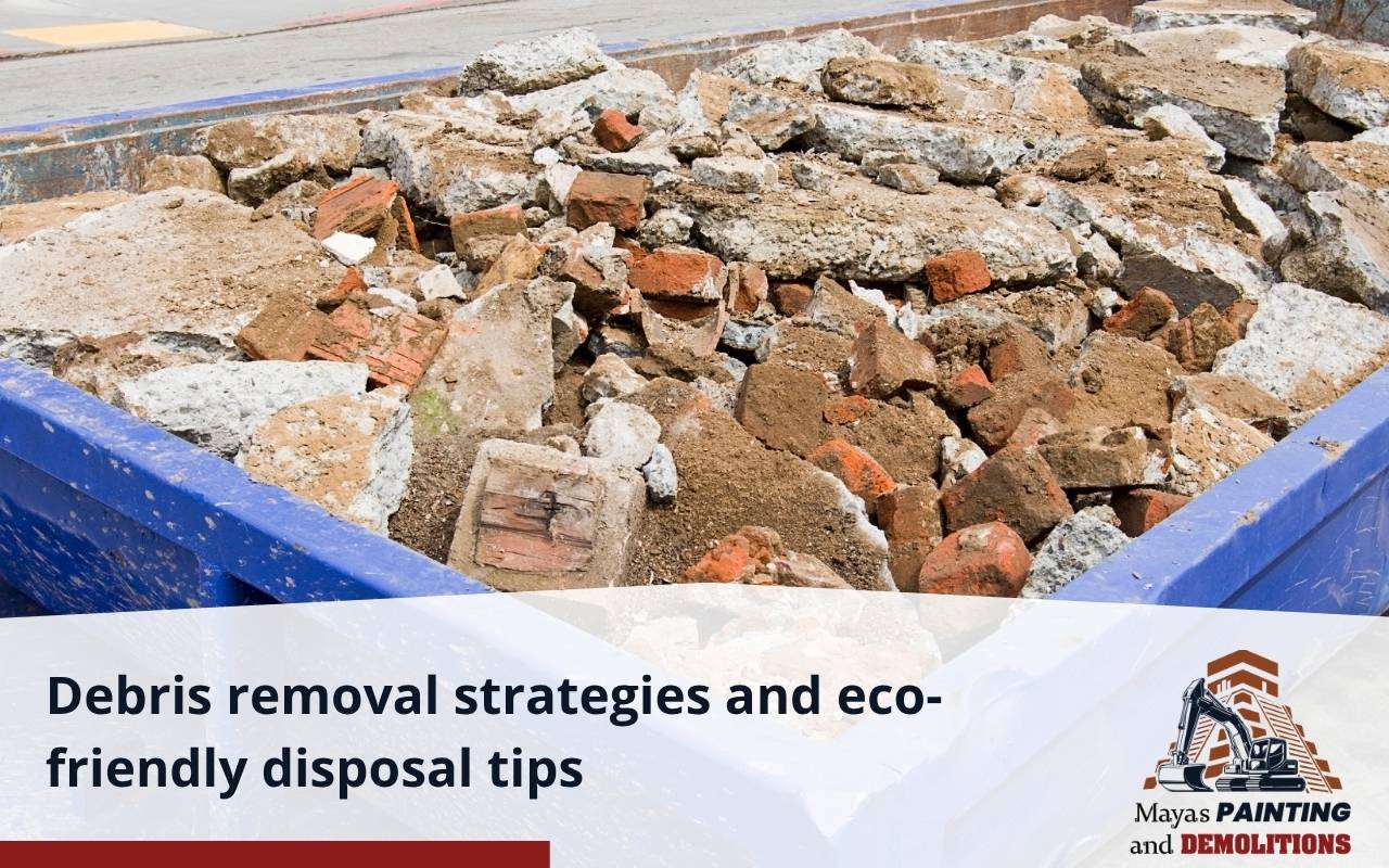 Sustainable construction debris disposal methods for contractors and homeowners