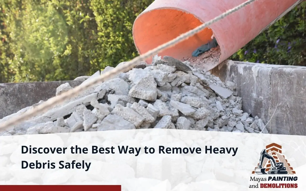 Sorting materials as part of the best way to remove heavy debris