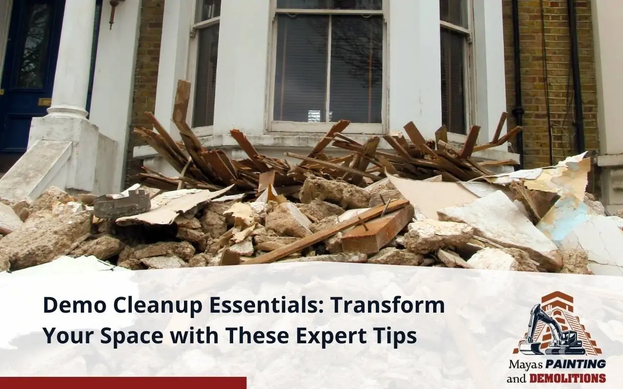 Safety practices during demo cleanup essentials