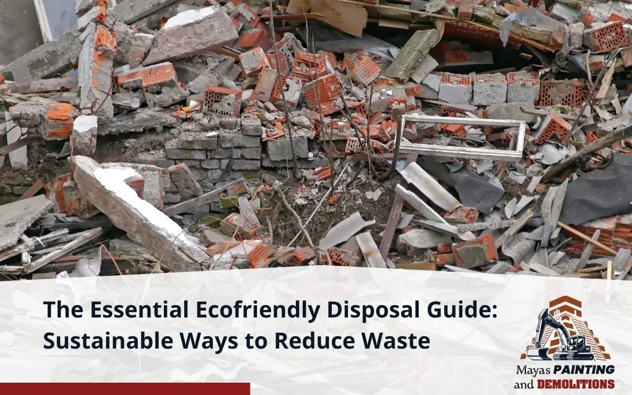Eco-friendly disposal guide with recycling and sustainable waste tips